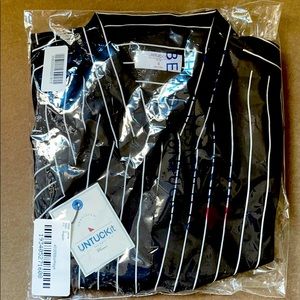 Untuck-it striped blouse